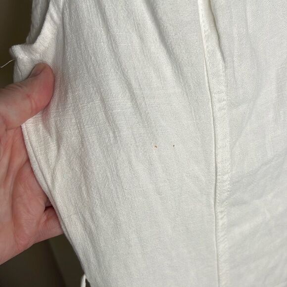 Princess Polly SUMMER SEASON LINEN BLEND MAXI DRESS WHITE Size 6 Nwot - Picture 8 of 8